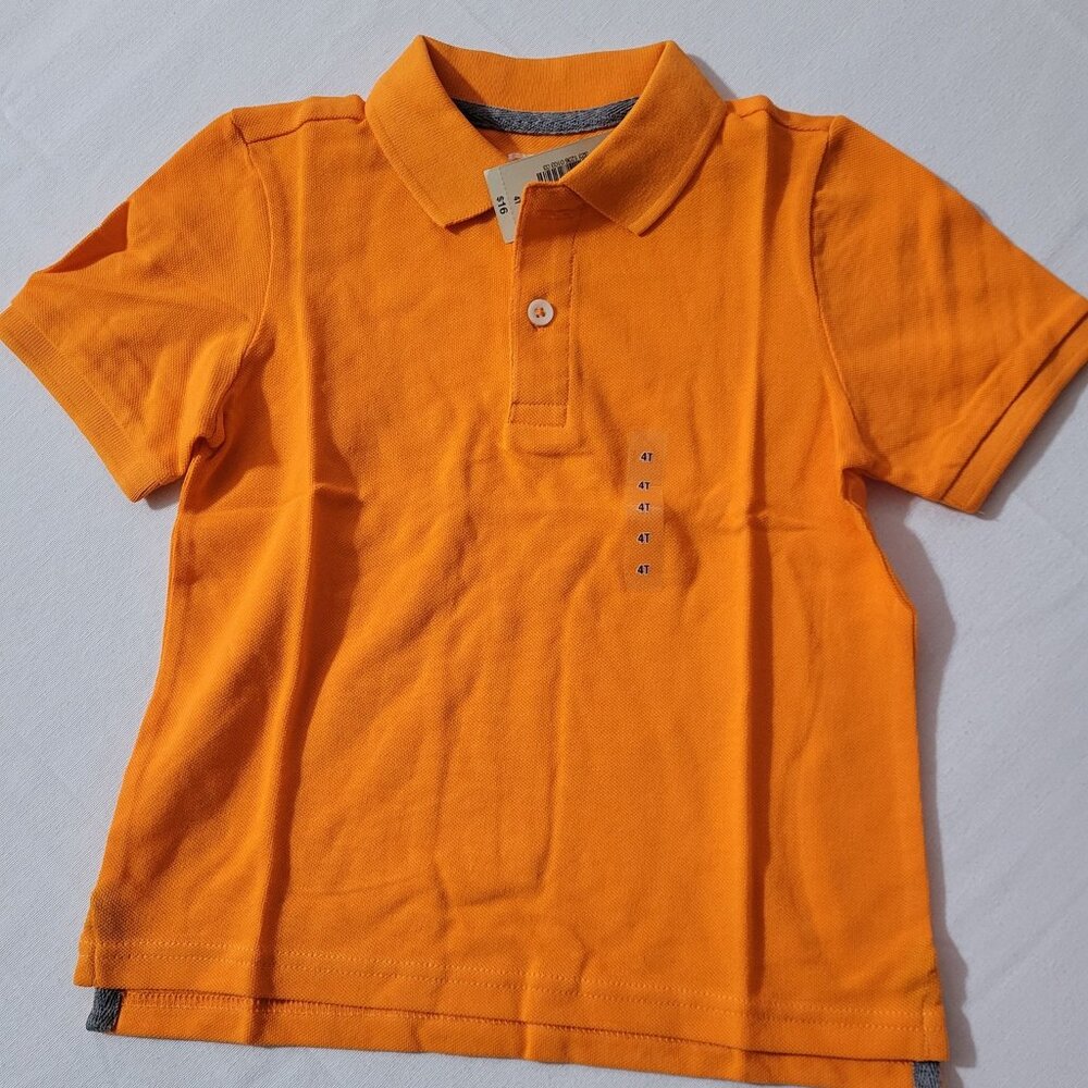 Arizona Jean Co. NWT 4T Polo shirt orange. Mixed Bin Z25